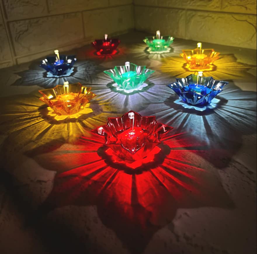 Led reflection diya