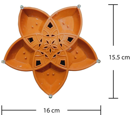 LED Panchmukhi Diya Dimension