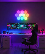Hexagon LED Light Panels (Set of 6 Panels) RGBIC Smart Wall Lights