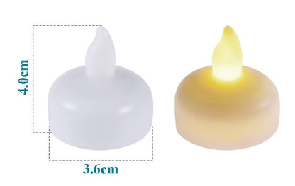 Floating Tealight Water Sensor Battery Operated Waterproof LED Flame less Flickering Lights Candles